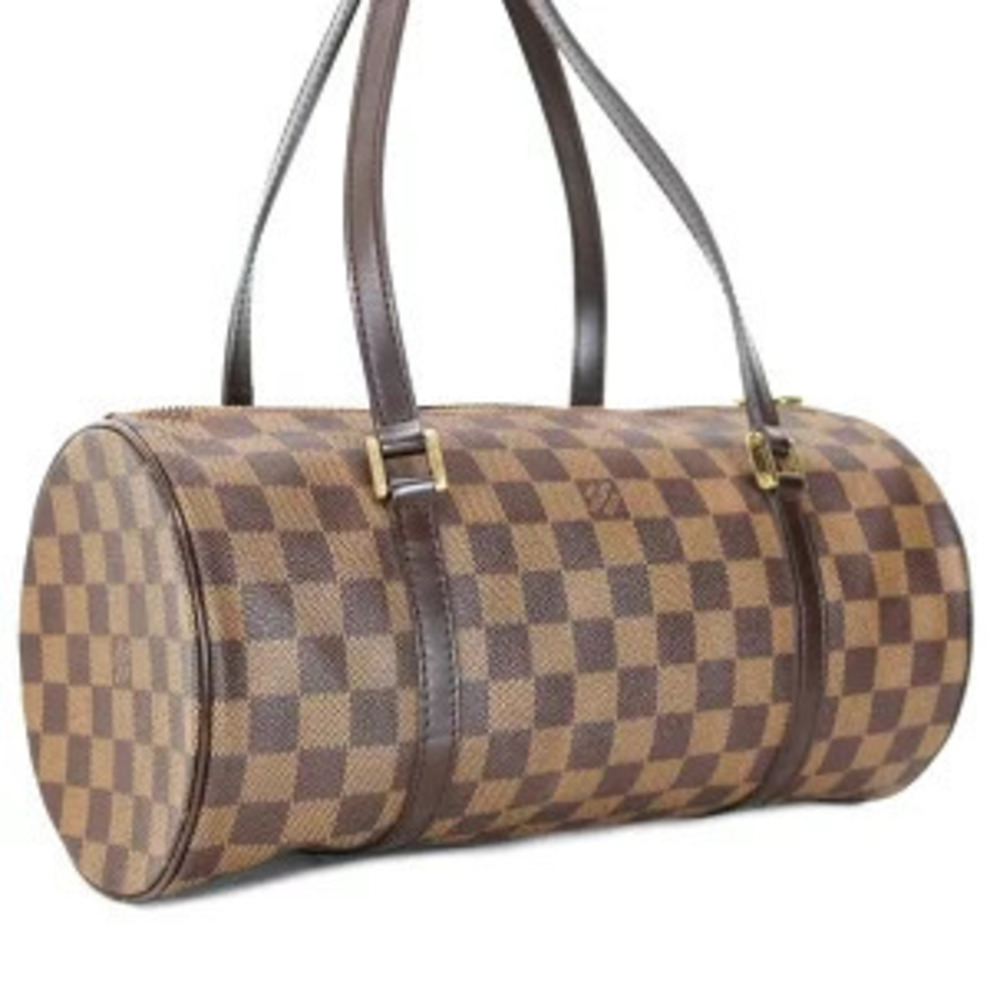 Louis Vuitton Papillon pouch handbag Damier Brown